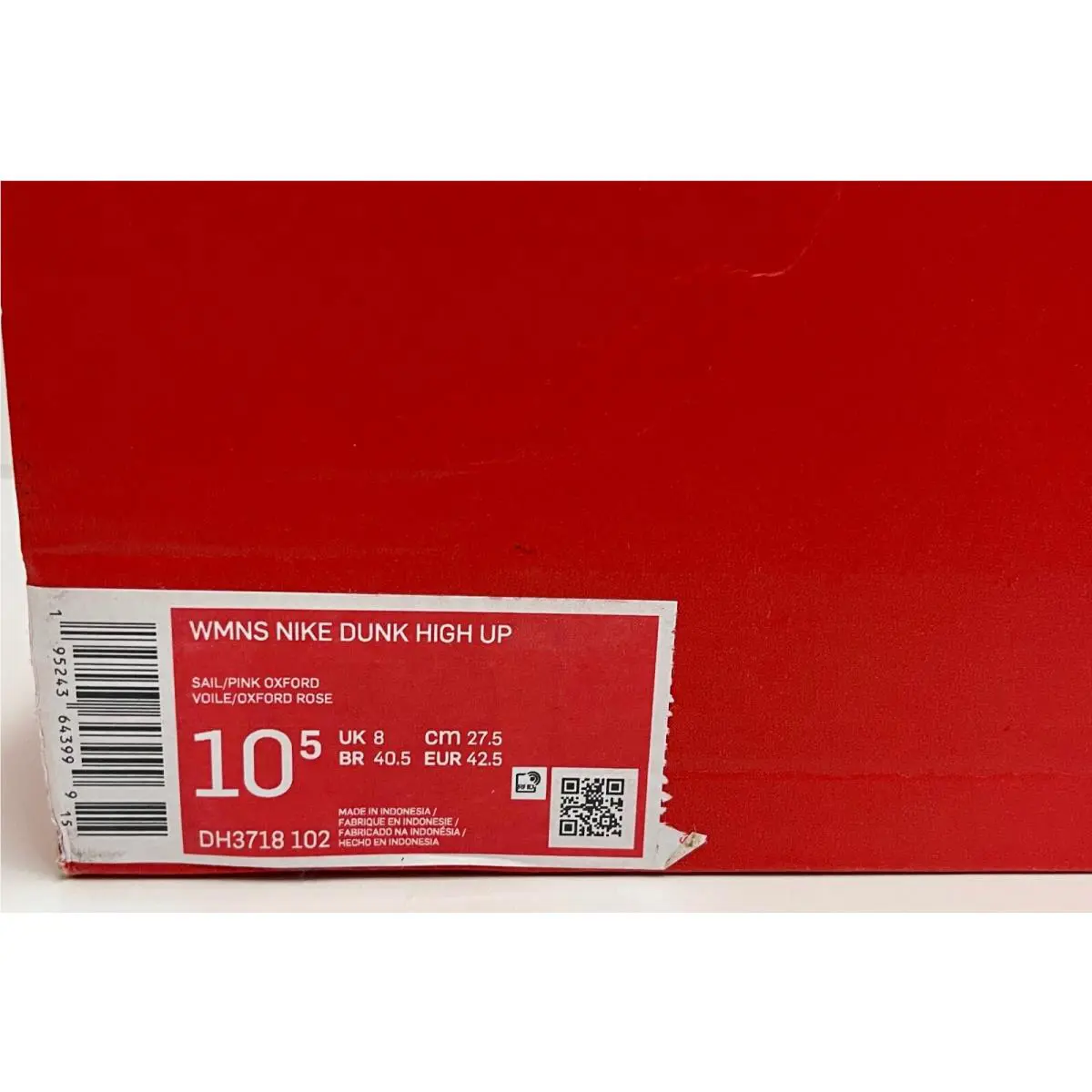 Nike shoes - Nike Dunk High - Dunk High - DH3718-102 - Sail Pink Oxford (UPC: 195243643999) 8