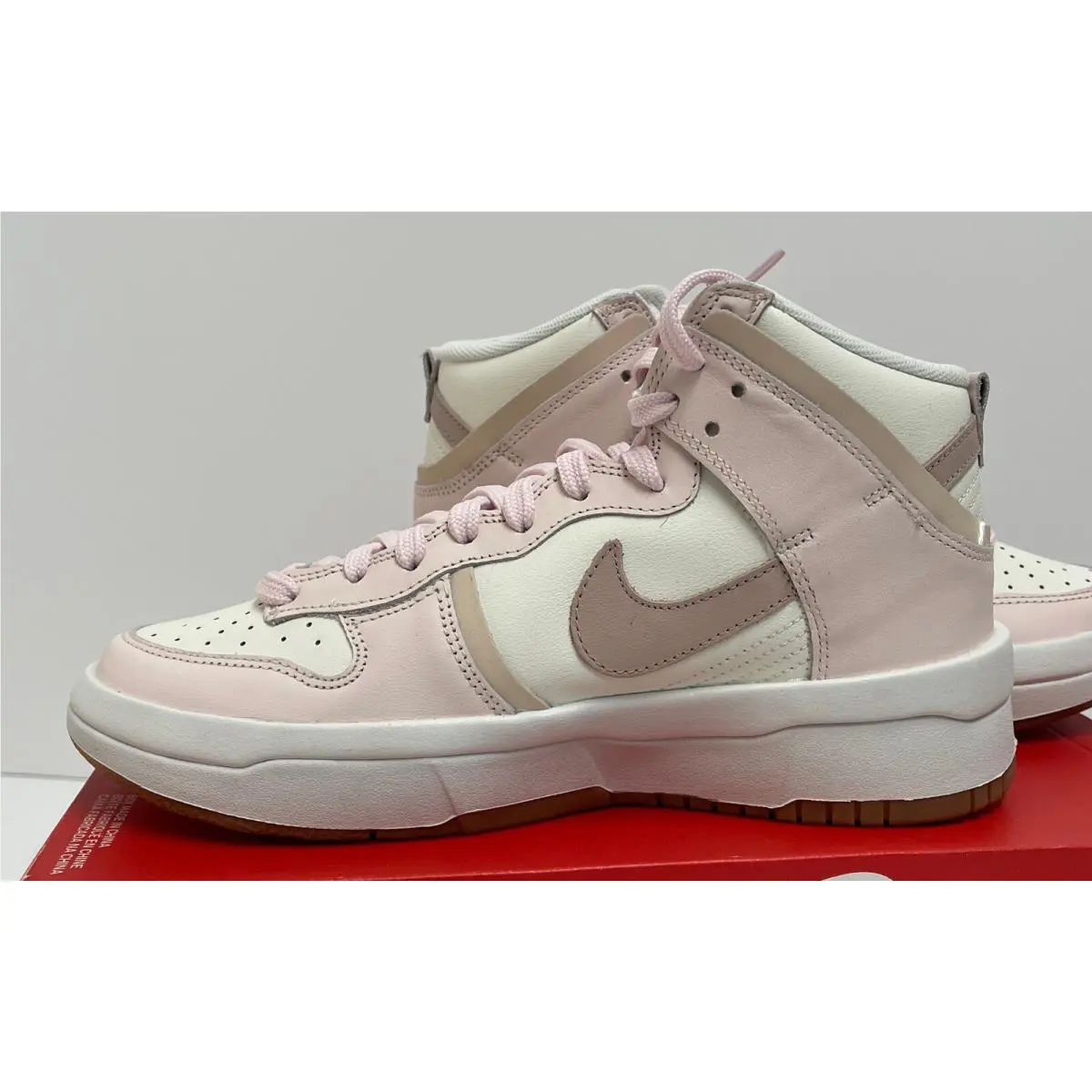 Nike shoes - Nike Dunk High - Dunk High - DH3718-102 - Sail Pink Oxford (UPC: 195243643999) 4