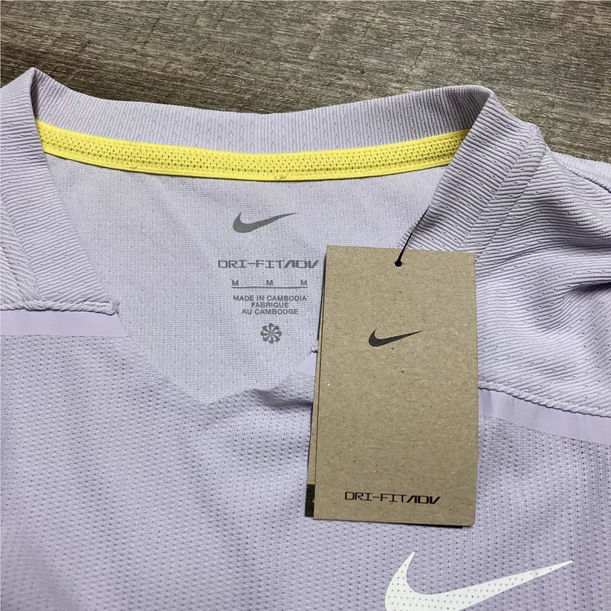 Nike clothing - Nike Court Rafael Nadal ADV Top - Violet Frost / Yellow 10