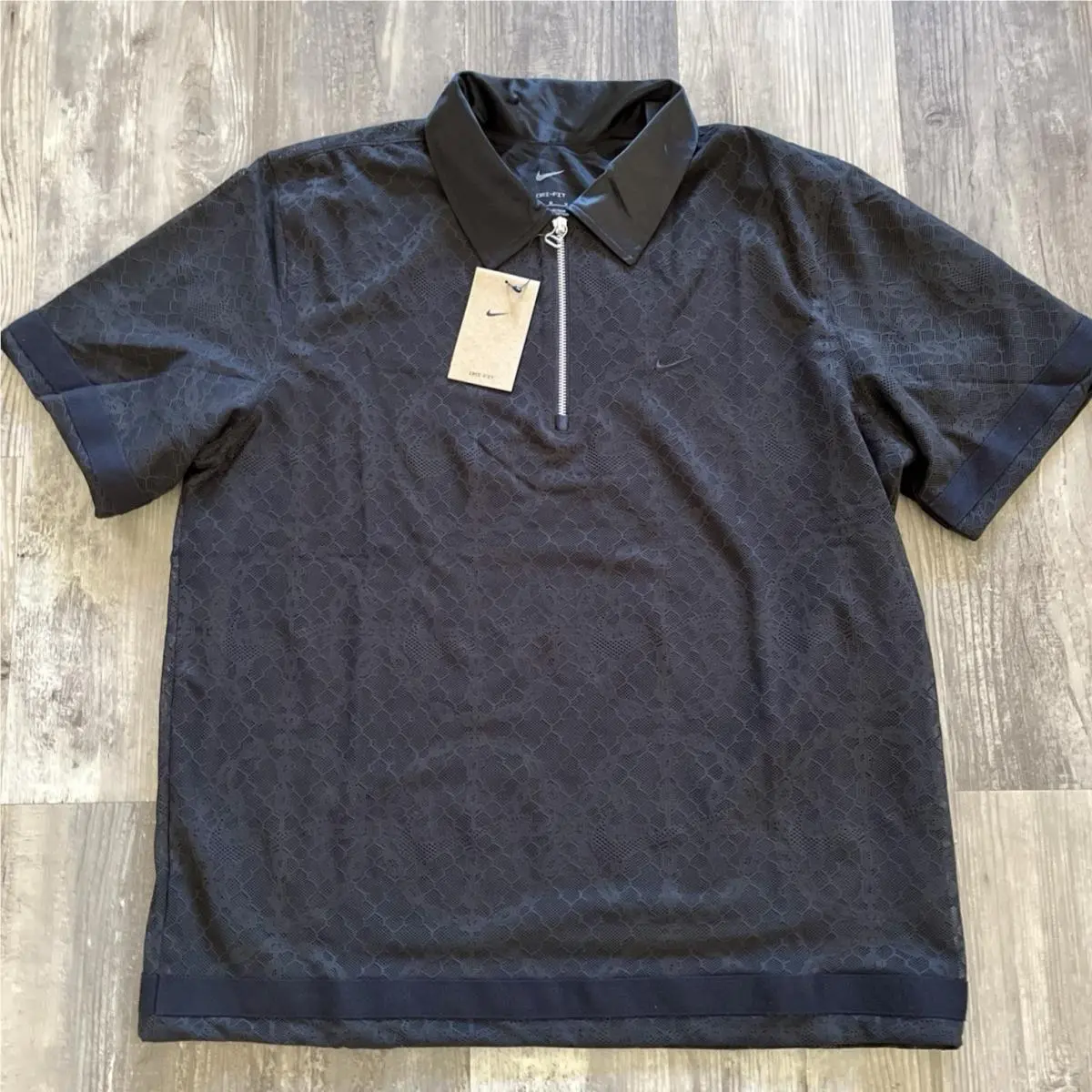 Nike clothing - Nike DNA Dri-FIT 1/4-Zip Top - FZ0232-010 - Black (UPC: 0197596530698) 14