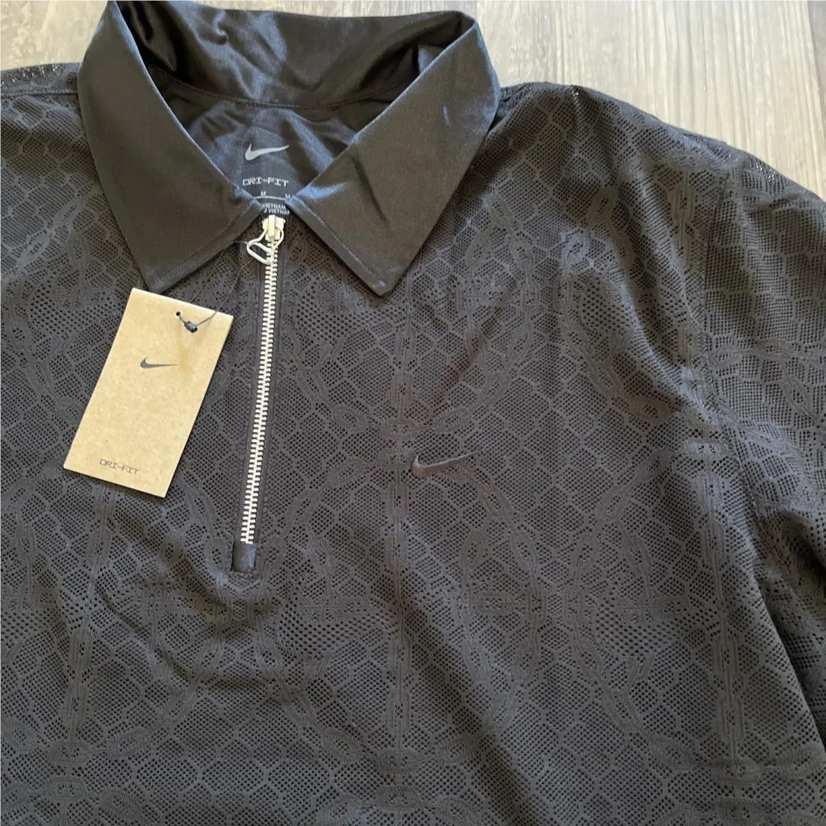 Nike clothing - Nike DNA Dri-FIT 1/4-Zip Top - FZ0232-010 - Black (UPC: 0197596530698) 7