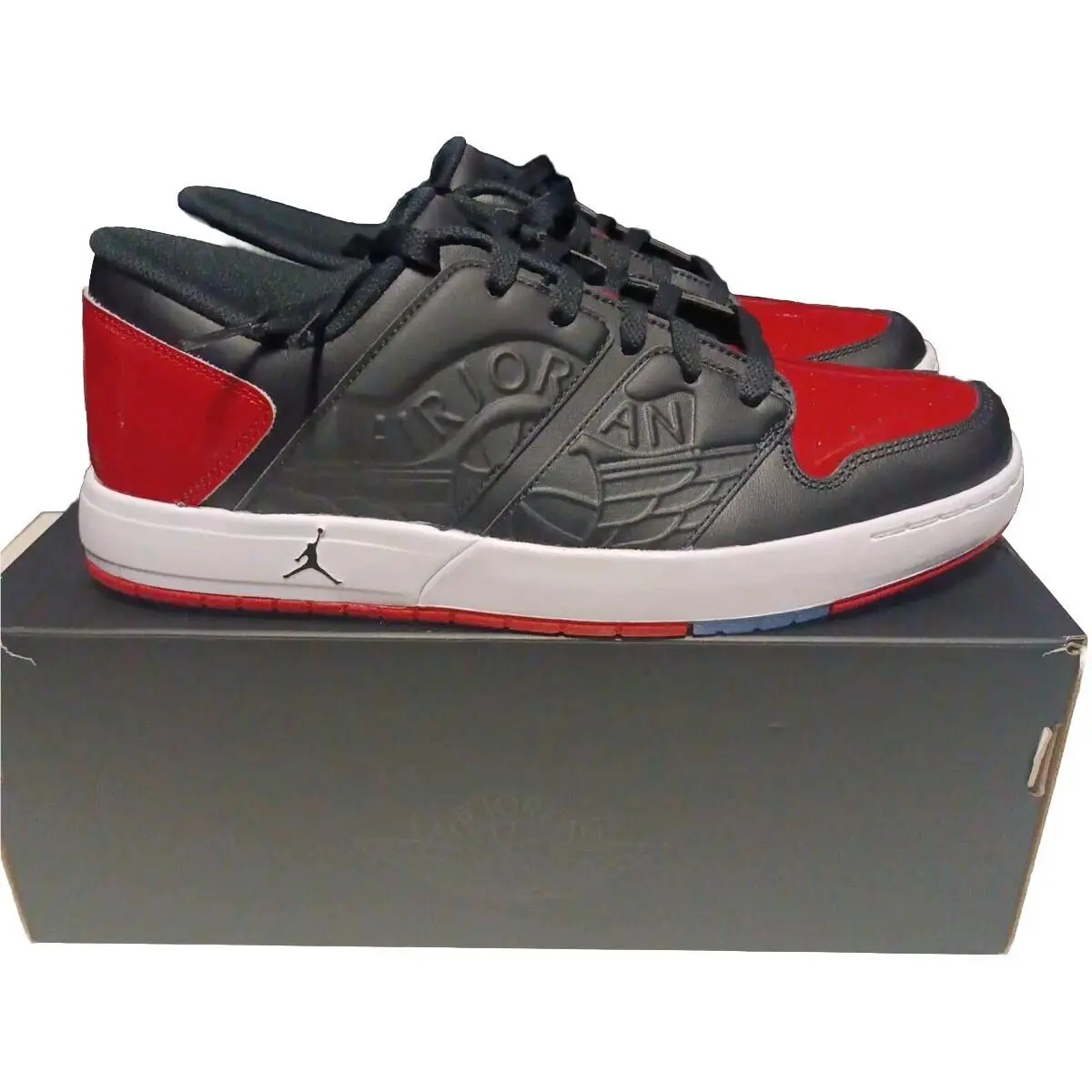 Nike Air Jordan NU Retro Low Black/varsity Red/white DV5141-006 Mens Size 11