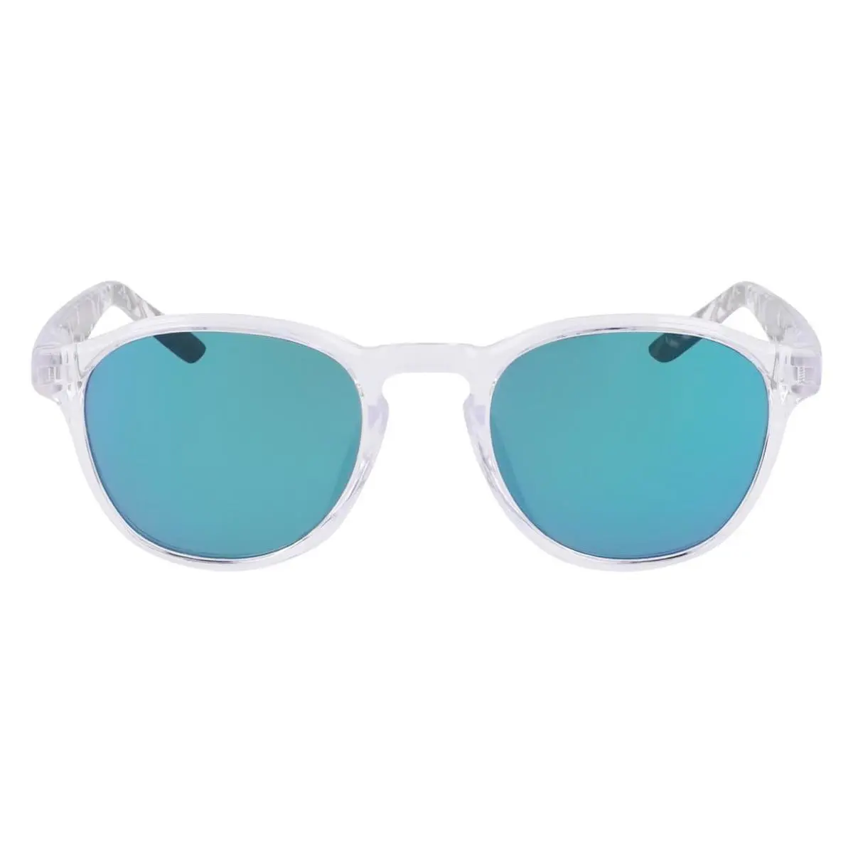 Nike Smash M DZ7383 Sunglasses Clear Green Mirrored 47 - Frame: Clear / Green Mirrored, Lens: Green Mirrored