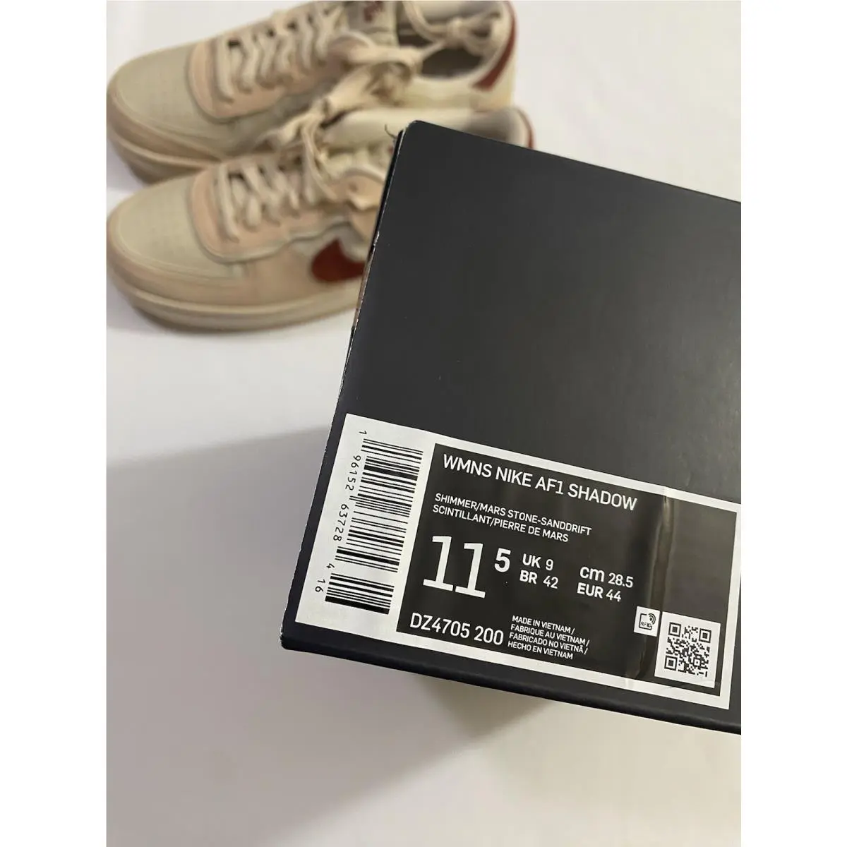Nike shoes - Nike Air Force 1 Shadow - DZ4705-200 - Brown (UPC: 0196152637284) 8