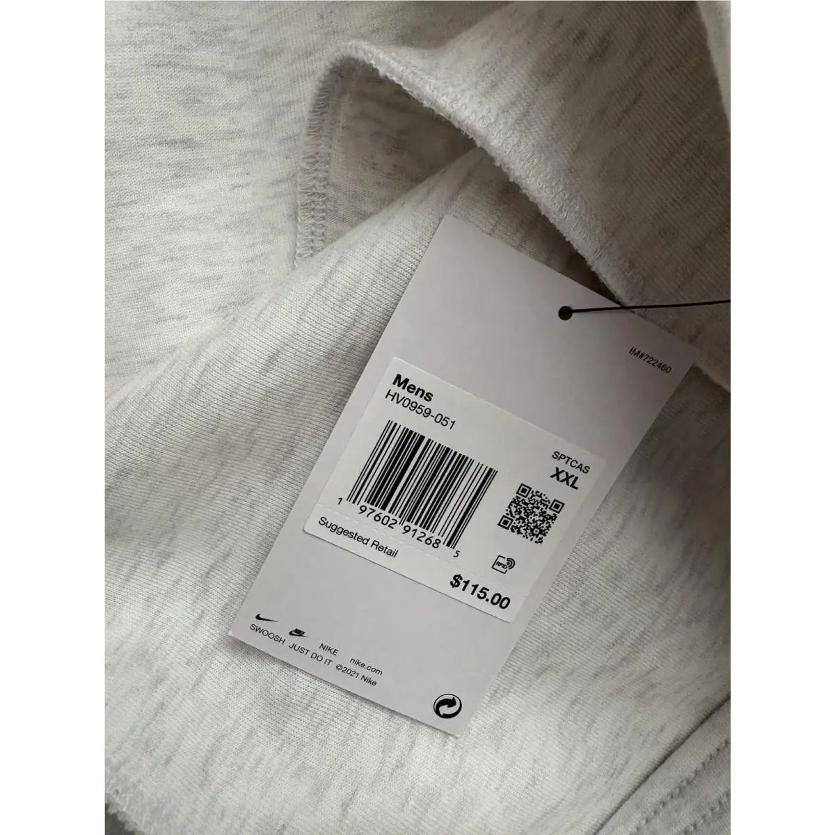 Nike clothing - Nike Sportswear Tech Fleece Jogger - HV0959-063 - Gray (UPC: 0197602912685) 4