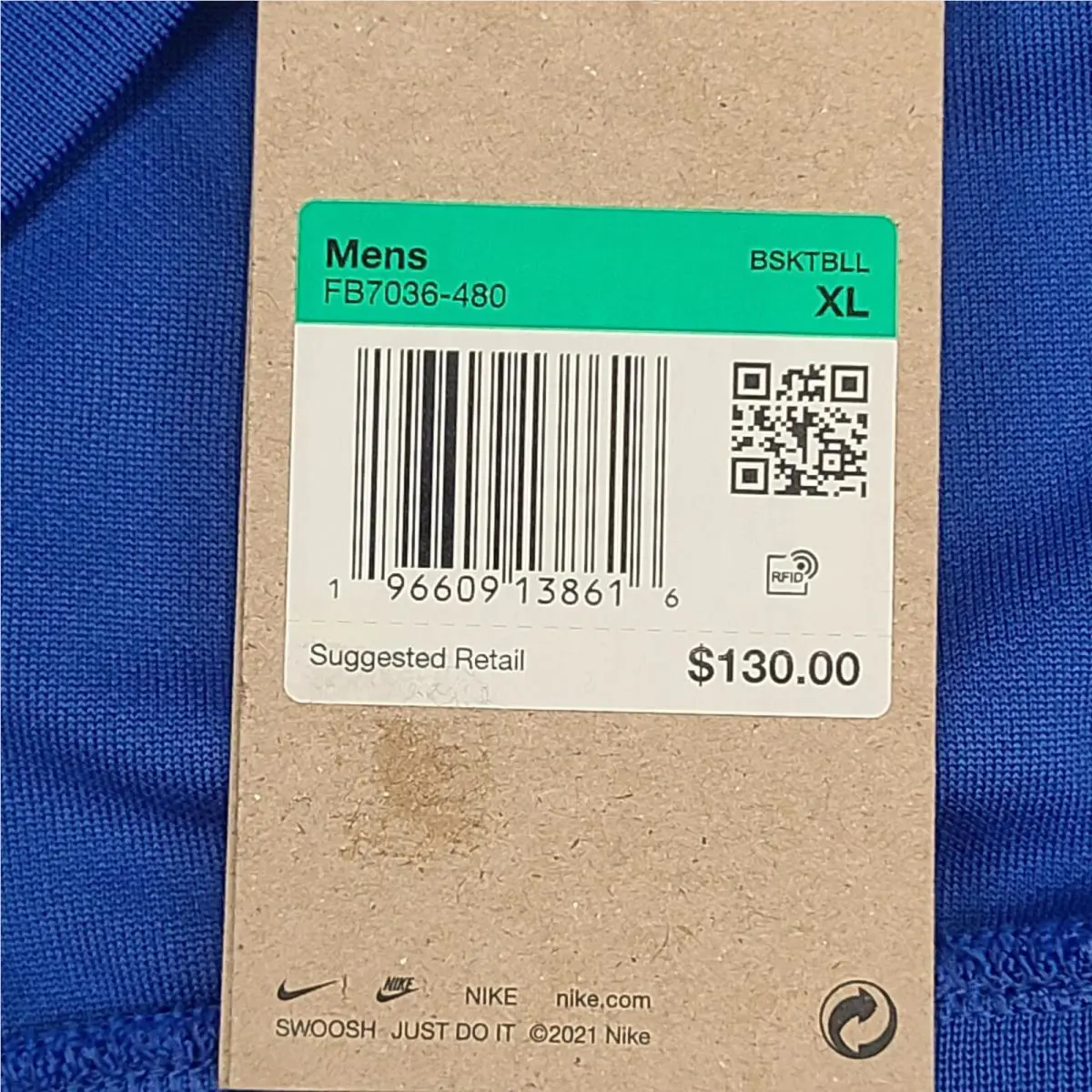 Nike clothing - FB7036-480 - FB7036-480 - Blue (UPC: 196609138616) 7