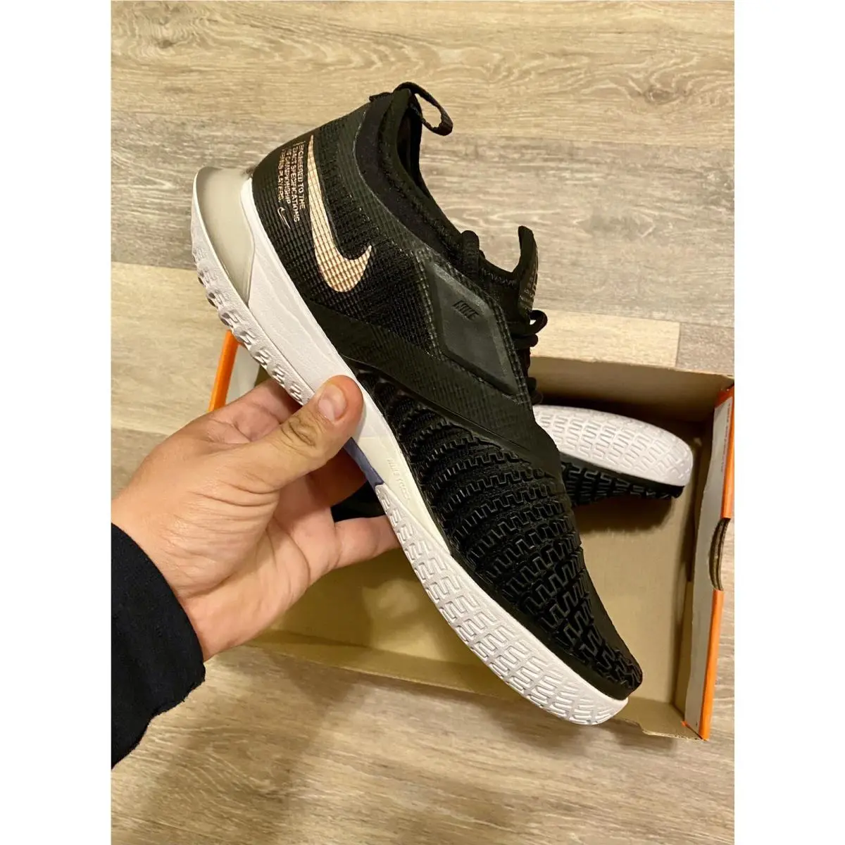 Nike shoes - Nike React Vapor NXT - React Vapor NXT - CV0742-002 - Black-White-Metallic Red Bronze (UPC: 194500863439) 8