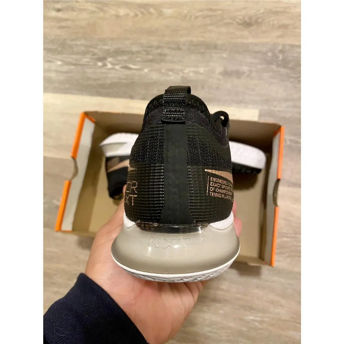 Nike shoes - Nike React Vapor NXT - React Vapor NXT - CV0742-002 - Black-White-Metallic Red Bronze (UPC: 194500863439) 0