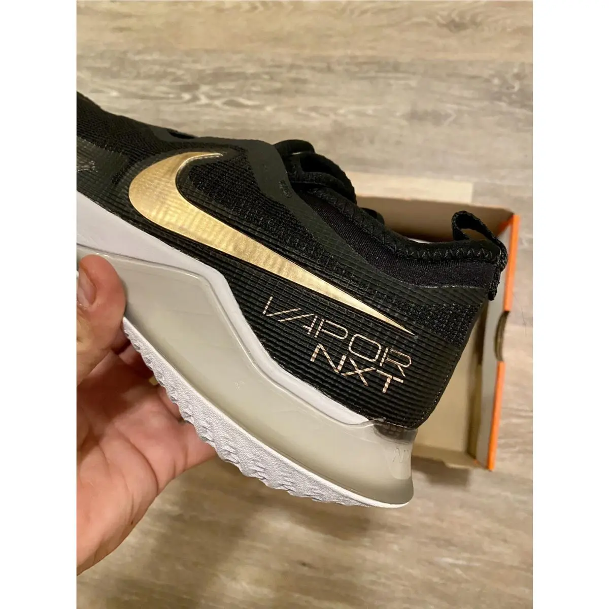 Nike shoes - Nike React Vapor NXT - React Vapor NXT - CV0742-002 - Black-White-Metallic Red Bronze (UPC: 194500863439) 1