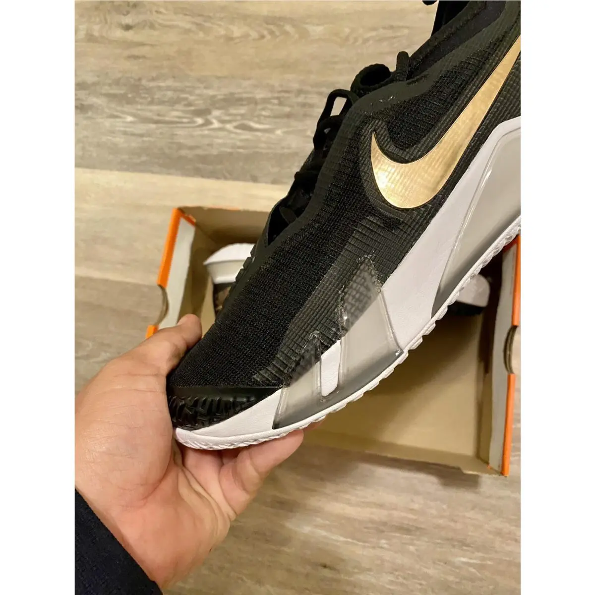 Nike shoes - Nike React Vapor NXT - React Vapor NXT - CV0742-002 - Black-White-Metallic Red Bronze (UPC: 194500863439) 2