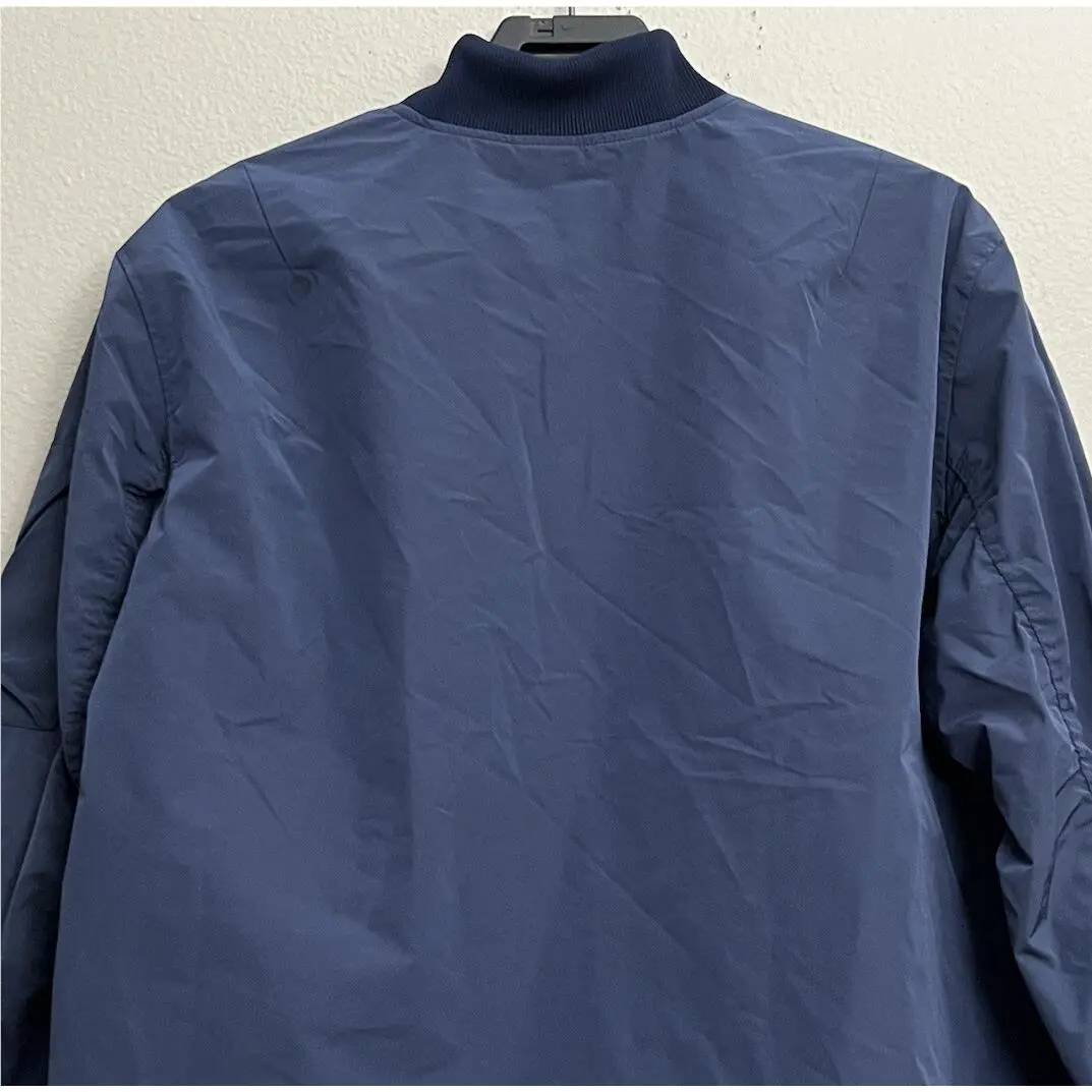Nike clothing - Nike Sportswear Essentials Lined Bomber Jacket - DD4714-410 - Midnight Navy (UPC: 195238965860) 3