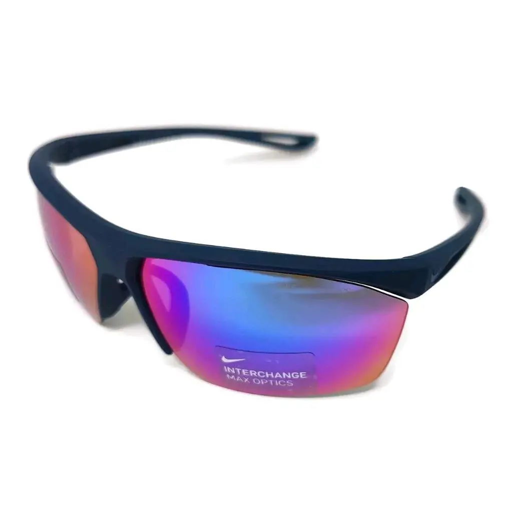 Nos Nike EV1108-433 Tailwind Small Youth Sunglasses - Blue/mirror Turquoise Lens
