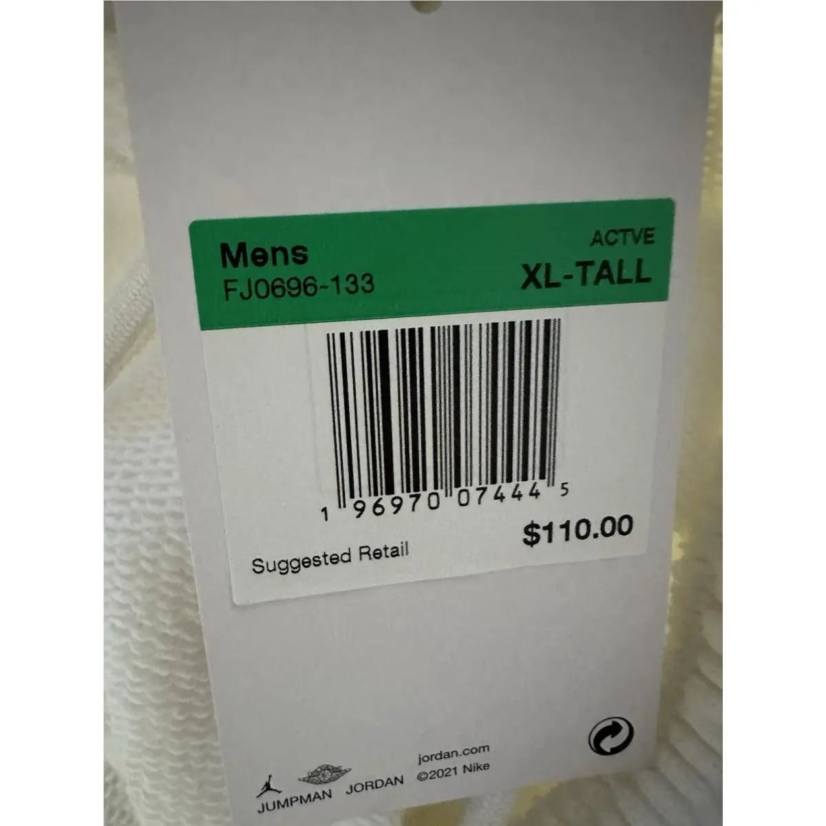 Nike clothing - FJ0696133 - FJ0696133 - Sail (UPC: 196970075206) 5