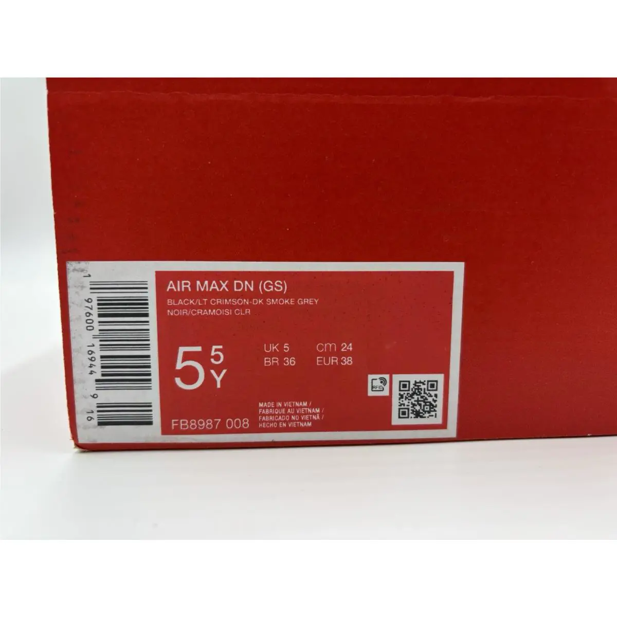 Nike shoes - Nike Air Max - Air Max - FB8987 008 - Black/Lt Crimson-Dk Smoke Grey (UPC: 197600169210) 10