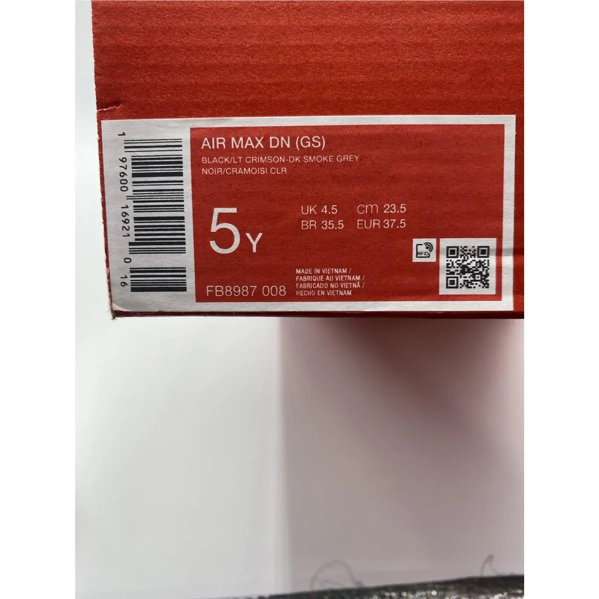 Nike shoes - Nike Air Max - Air Max - FB8987 008 - Black/Lt Crimson-Dk Smoke Grey (UPC: 197600169210) 6