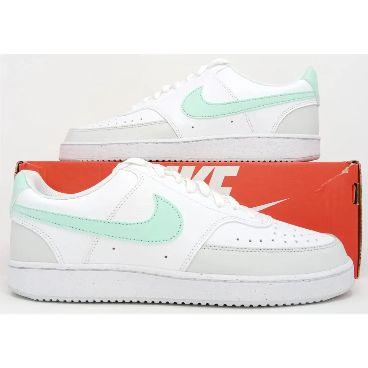 Nike shoes - Nike Court Vision Low Next Nature - FZ4124 100 - White (UPC: 196977310959) 9