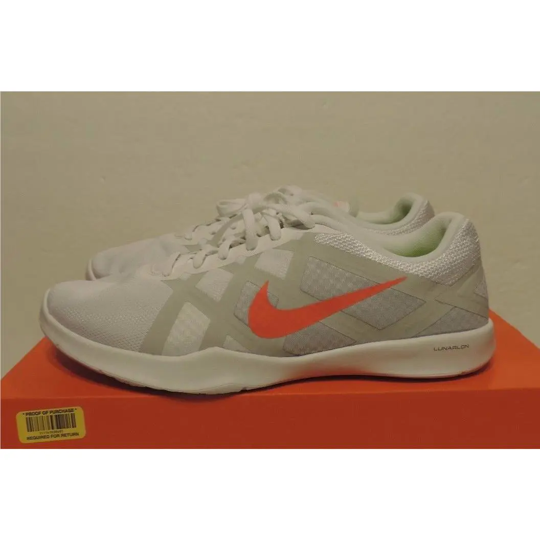 Nike shoes - White Grey Orange 1
