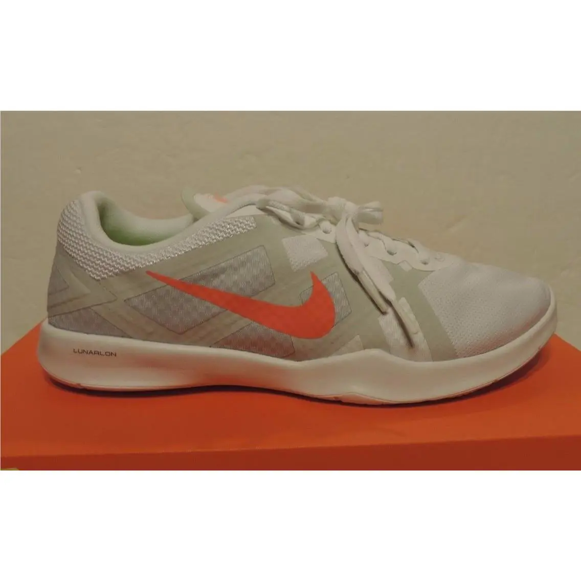 Nike shoes - White Grey Orange 3
