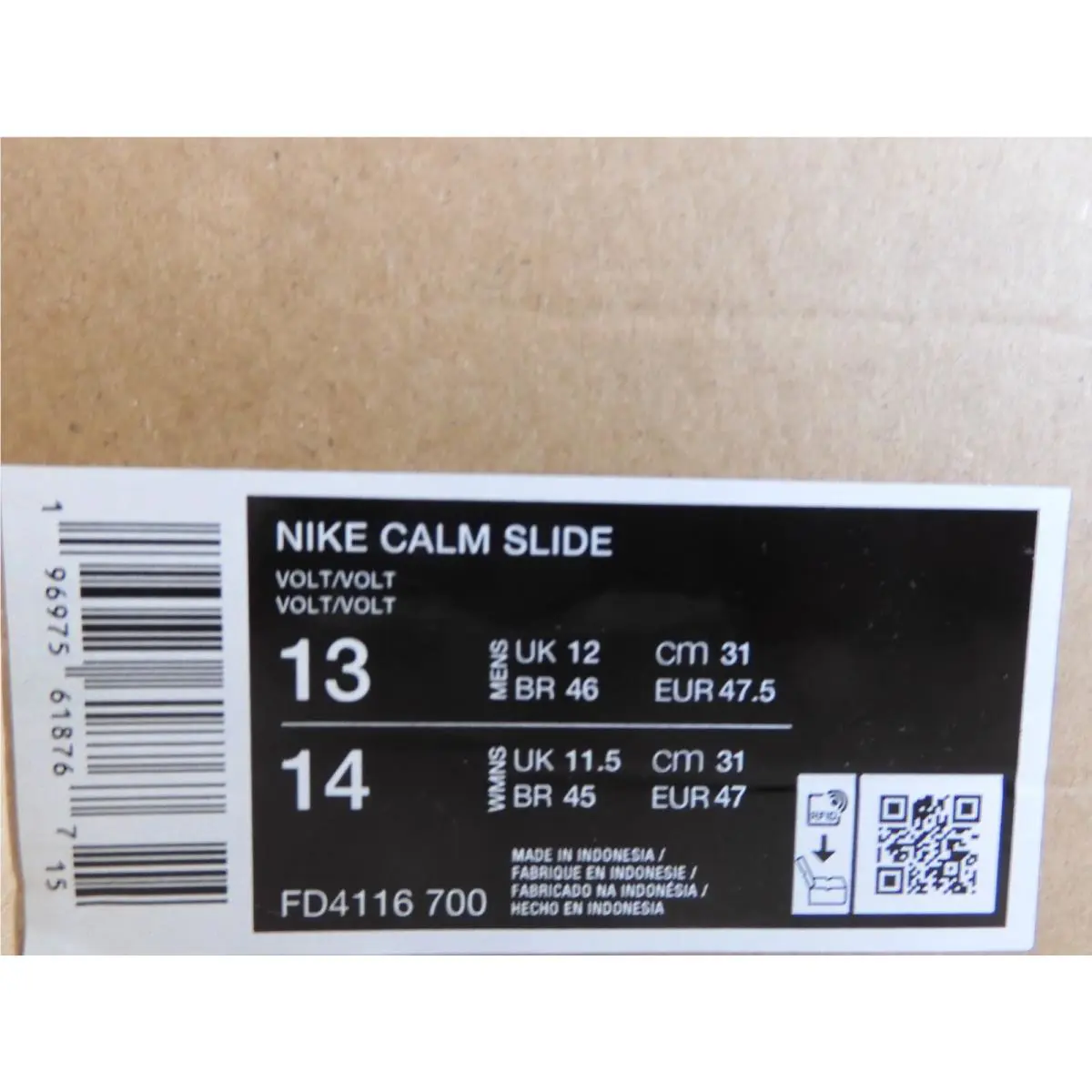 Nike shoes - Nike Calm Slide - Calm Slide - Green (UPC: 196975618767) 4