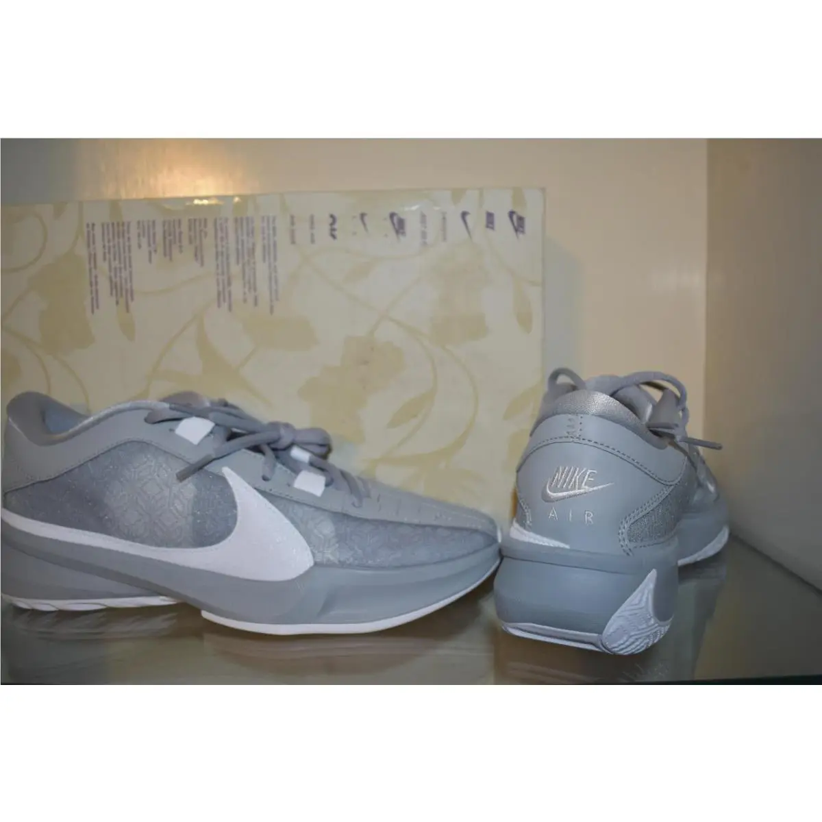 Nike shoes - Nike Zoom Freak 5 Team Basketball Shoes - DZ2946 002 - Gray (UPC: 196607711156) 1