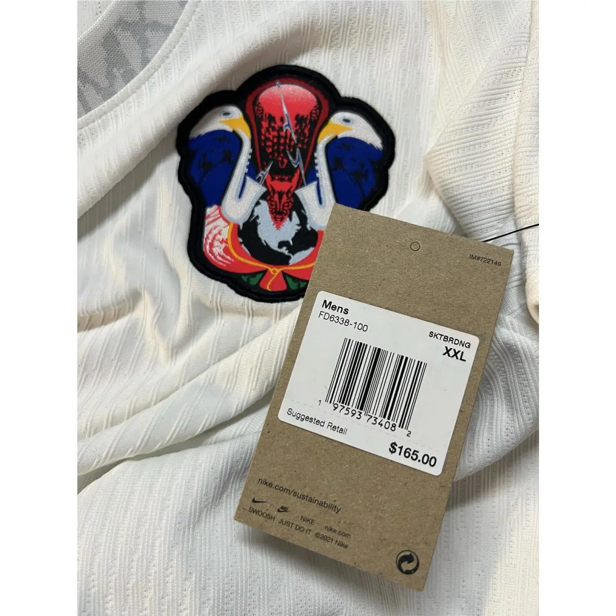 Nike clothing - Nike Dri-Fit - FD6338100 - White 5