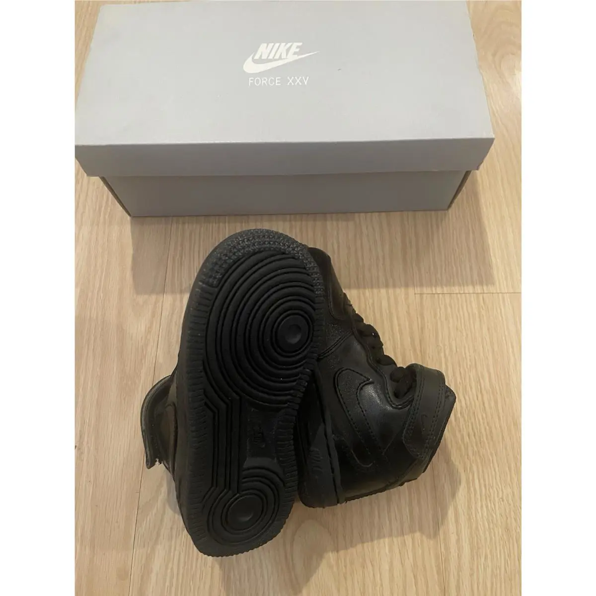 Nike shoes - Nike Air Force 1 - Air Force - Black 4