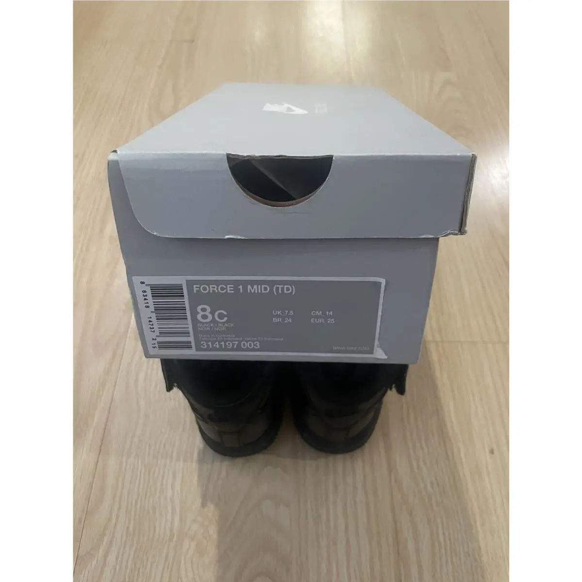 Nike shoes - Nike Air Force 1 - Air Force - Black 6