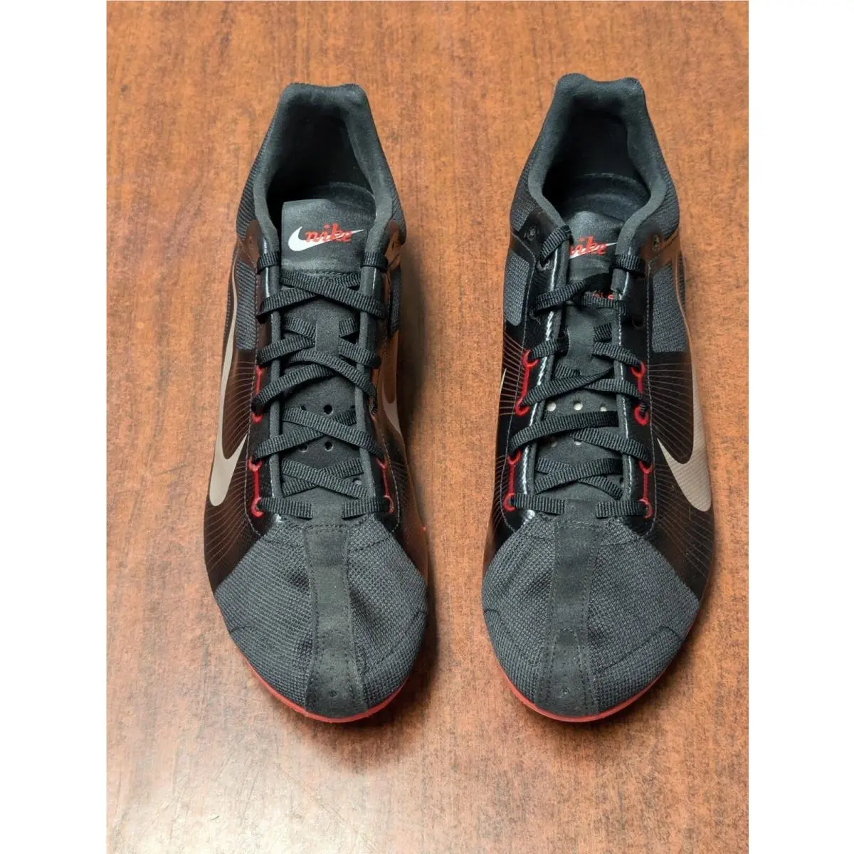 Nike shoes - Rival D 4 - Rival - 333661-011 - Black White Chili Red (UPC: 0886736926902) 0