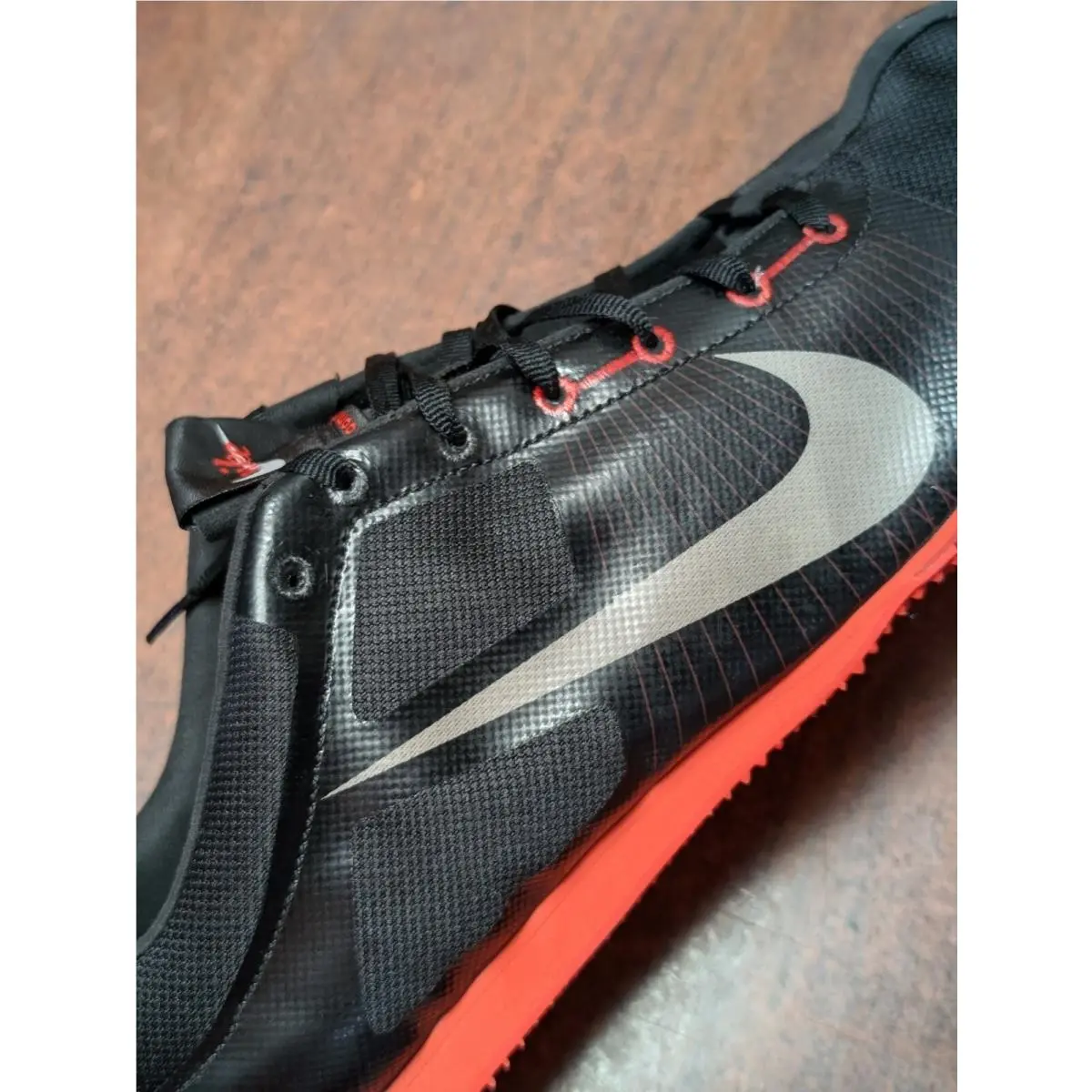Nike shoes - Rival D 4 - Rival - 333661-011 - Black White Chili Red (UPC: 0886736926902) 2