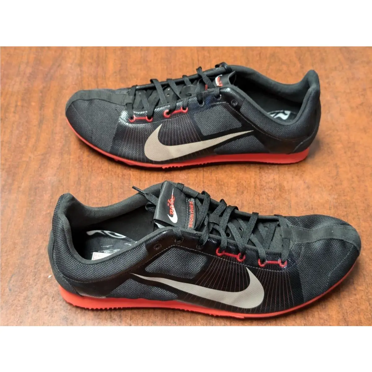 Nike shoes - Rival D 4 - Rival - 333661-011 - Black White Chili Red (UPC: 0886736926902) 4