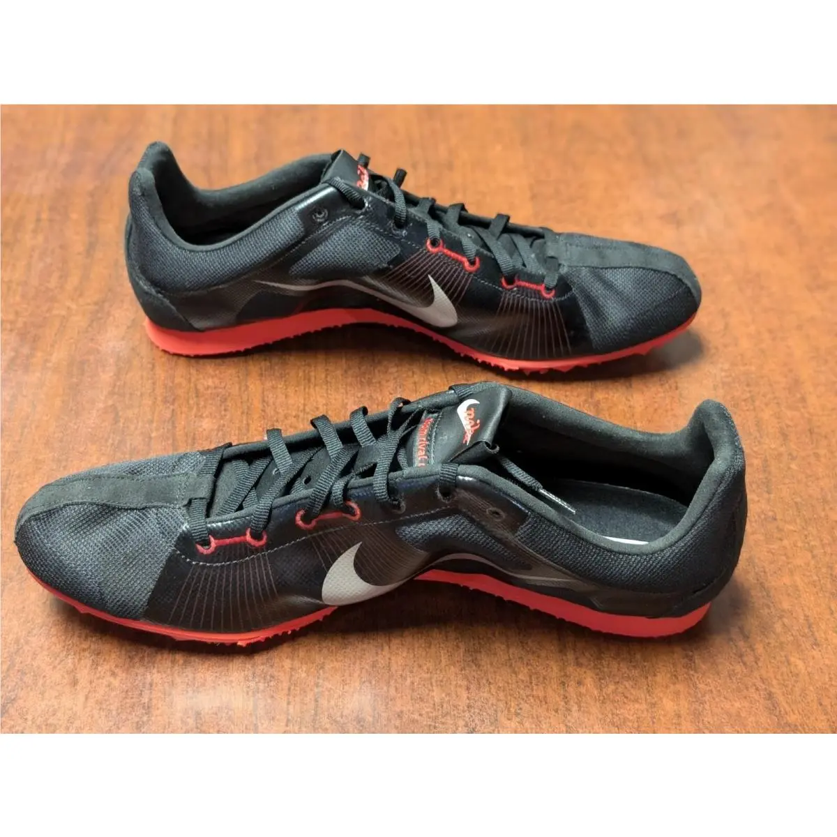 Nike shoes - Rival D 4 - Rival - 333661-011 - Black White Chili Red (UPC: 0886736926902) 5