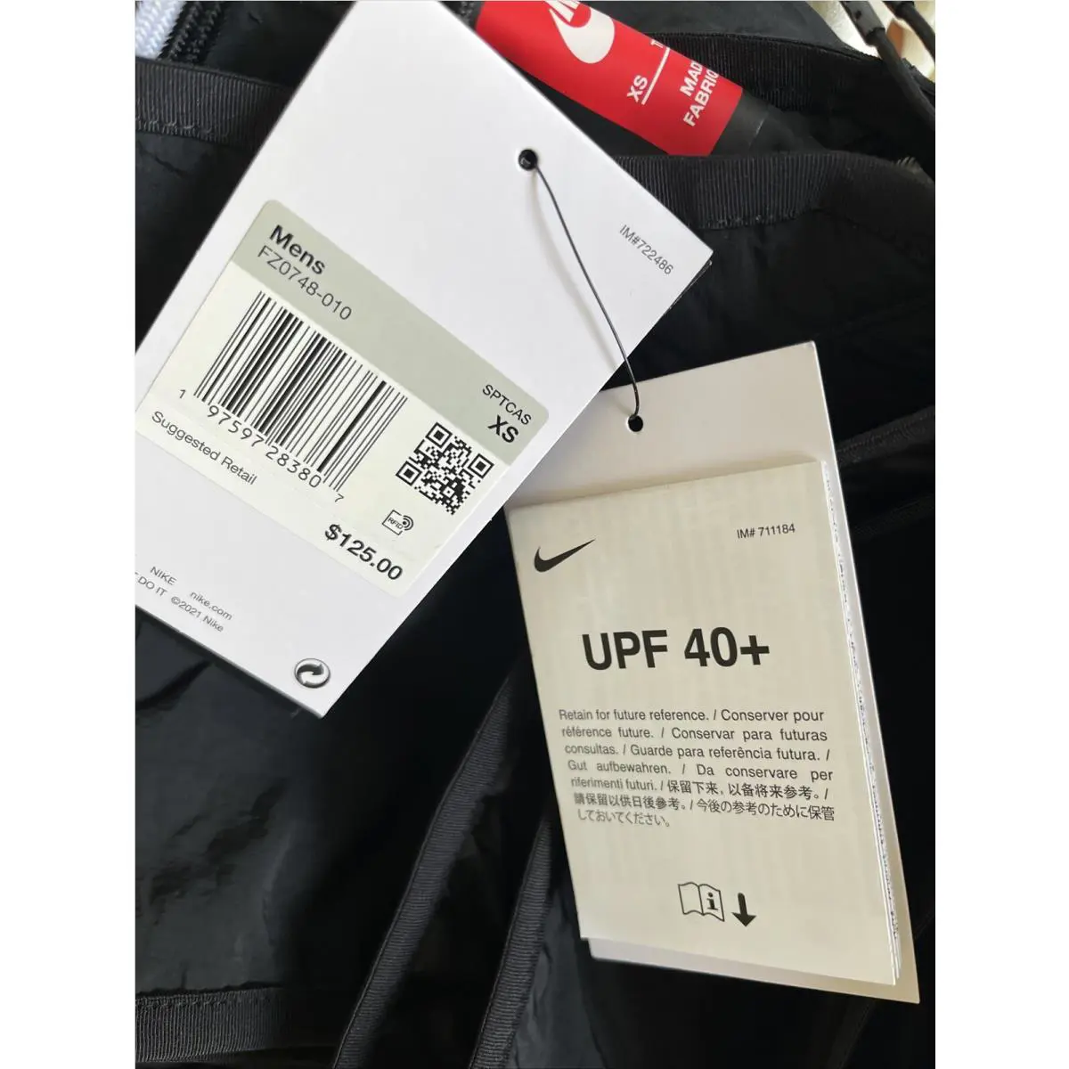 Nike clothing - FZ0748010 - FZ0748010 - Black (UPC: 0197597283807) 10