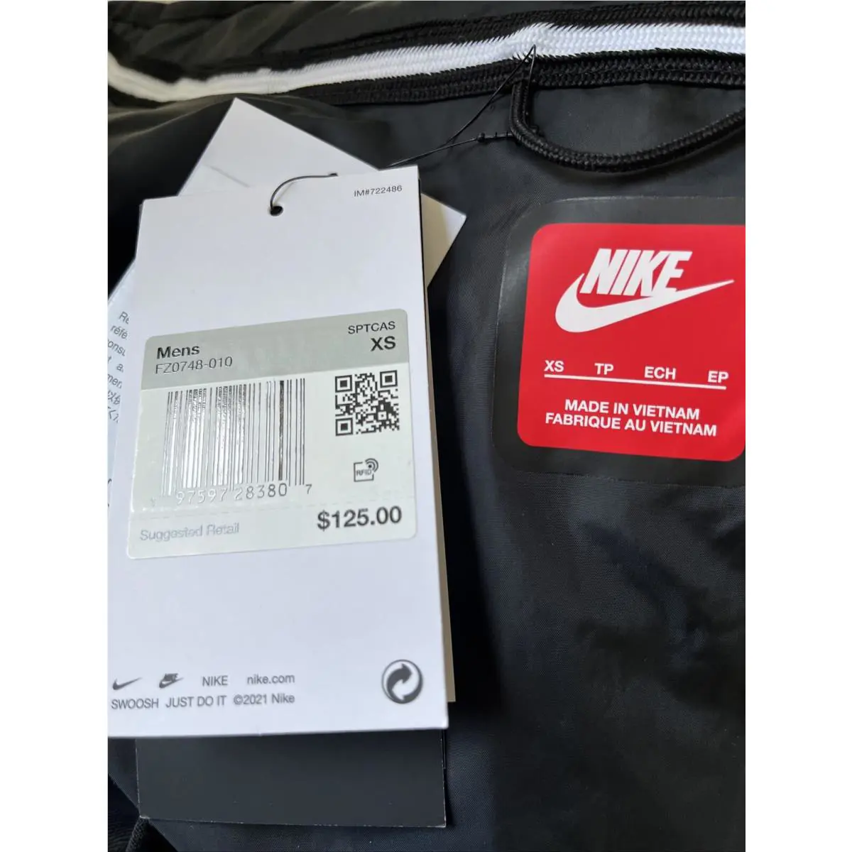 Nike clothing - FZ0748010 - FZ0748010 - Black (UPC: 0197597283807) 1