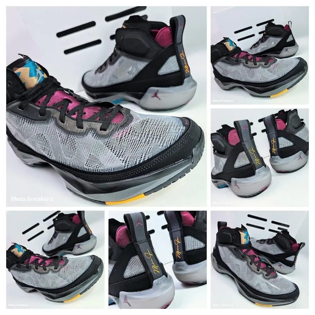 Nike shoes - Air Jordan 37 - Air - DD6958-001 - Black/Midnight Fog/Midas Gold/Bordeaux 0