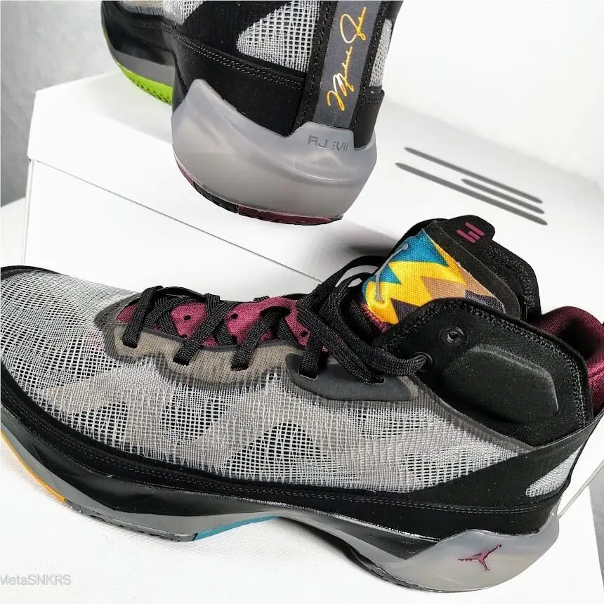 Nike shoes - Air Jordan 37 - Air - DD6958-001 - Black/Midnight Fog/Midas Gold/Bordeaux 9