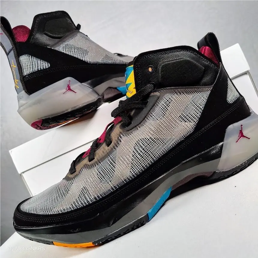 Nike shoes - Air Jordan 37 - Air - DD6958-001 - Black/Midnight Fog/Midas Gold/Bordeaux 12