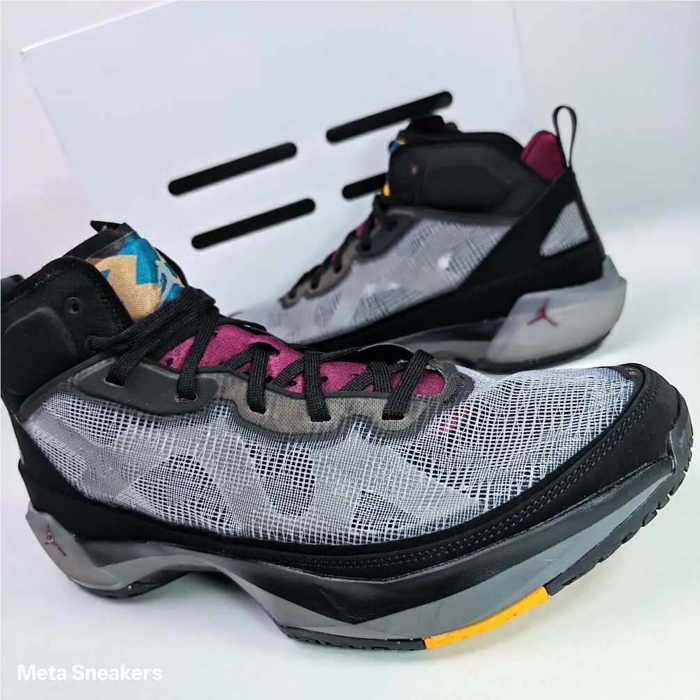 Nike shoes - Air Jordan 37 - Air - DD6958-001 - Black/Midnight Fog/Midas Gold/Bordeaux 2