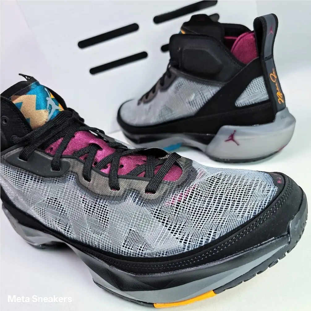 Nike shoes - Air Jordan 37 - Air - DD6958-001 - Black/Midnight Fog/Midas Gold/Bordeaux 4