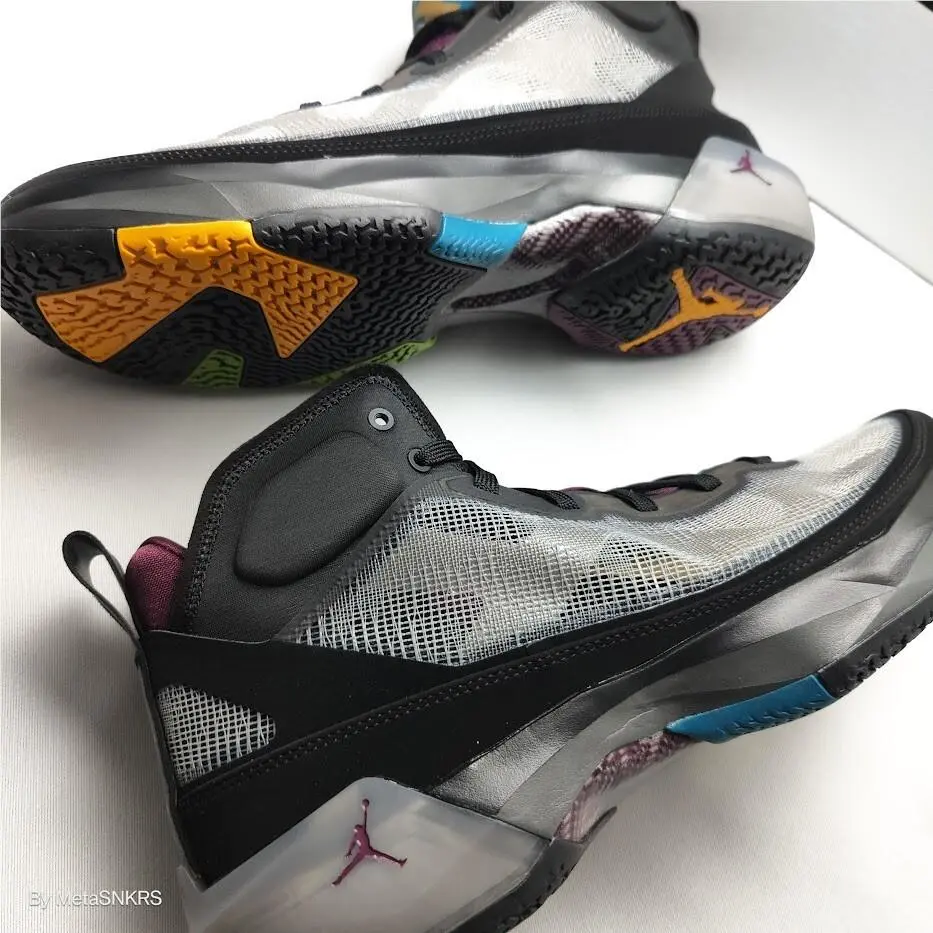 Nike shoes - Air Jordan 37 - Air - DD6958-001 - Black/Midnight Fog/Midas Gold/Bordeaux 7