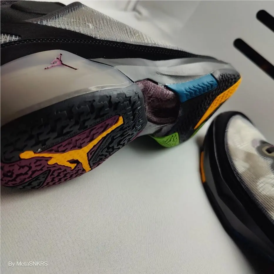 Nike shoes - Air Jordan 37 - Air - DD6958-001 - Black/Midnight Fog/Midas Gold/Bordeaux 14