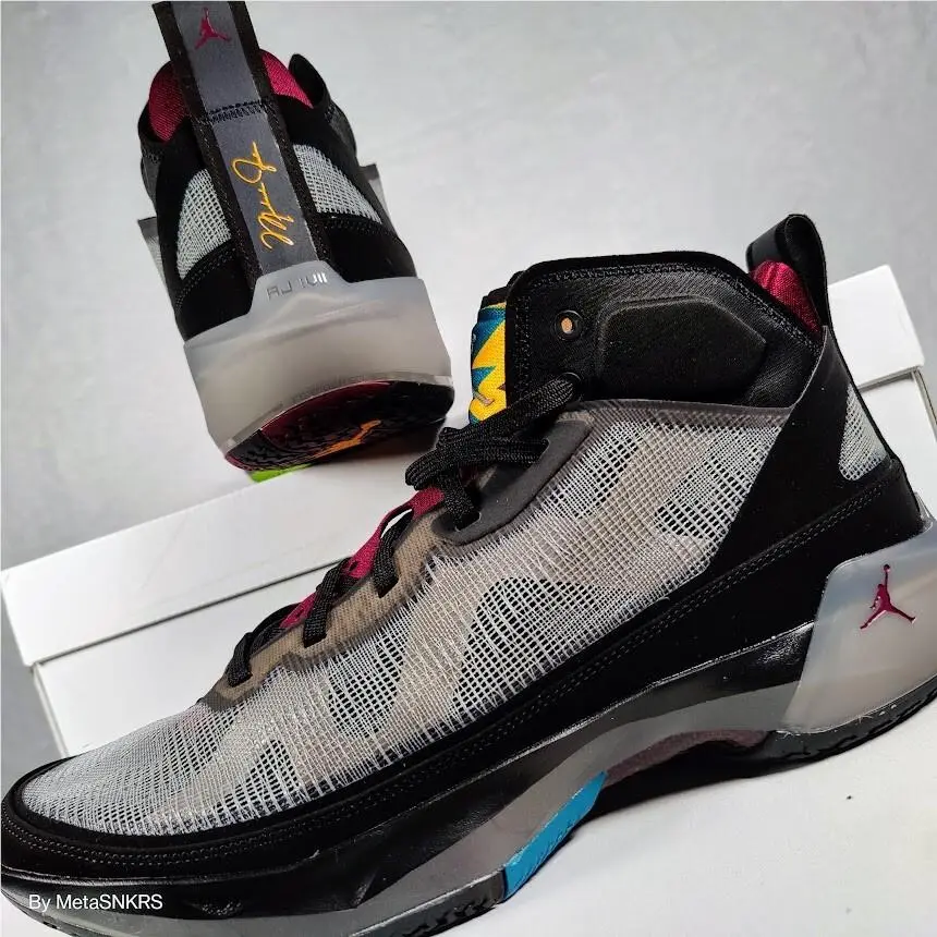 Nike shoes - Air Jordan 37 - Air - DD6958-001 - Black/Midnight Fog/Midas Gold/Bordeaux 5
