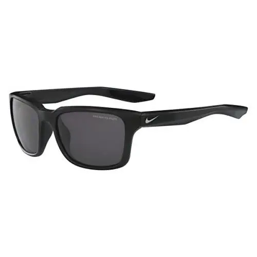 Nike EV1003-001 Essential Spree P Sunglasses Grey Polarized Lens - Matte Blk