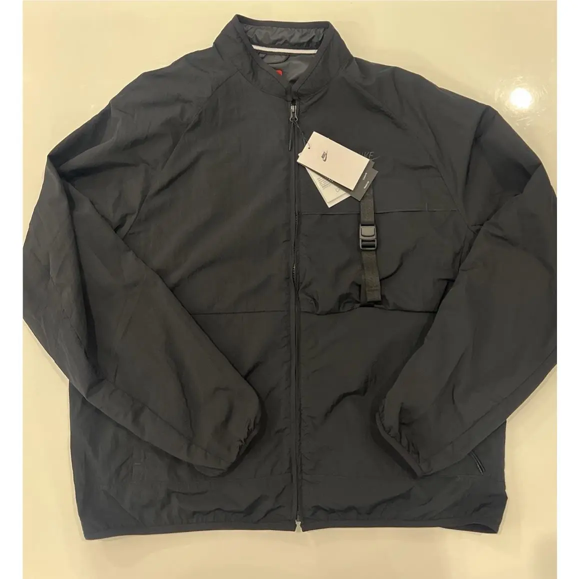 Nike clothing - Nike Tech Woven Cargo Jacket - FZ0750-010 - Black (UPC: 0197597301662) 2