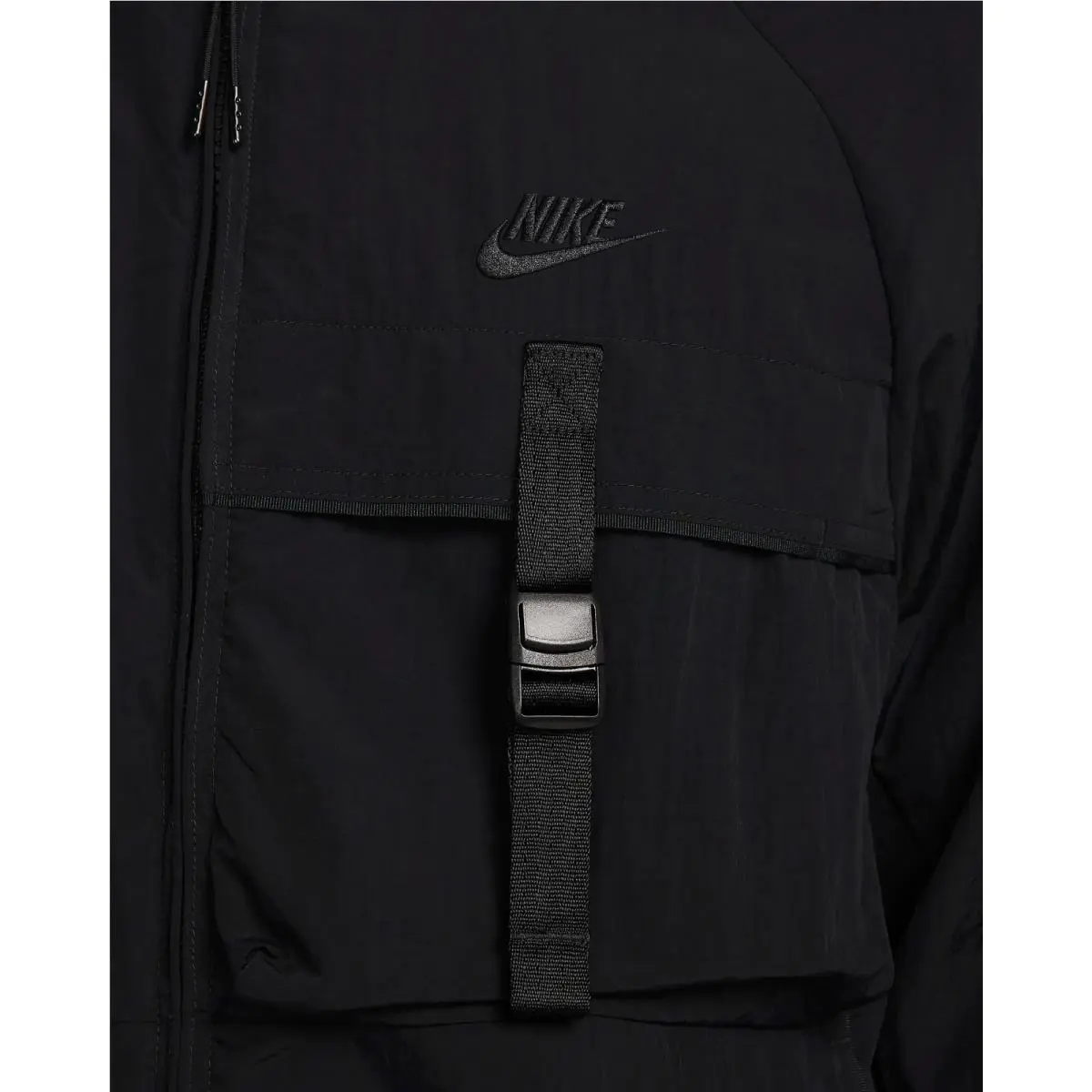 Nike clothing - Nike Tech Woven Cargo Jacket - FZ0750-010 - Black (UPC: 0197597301662) 2