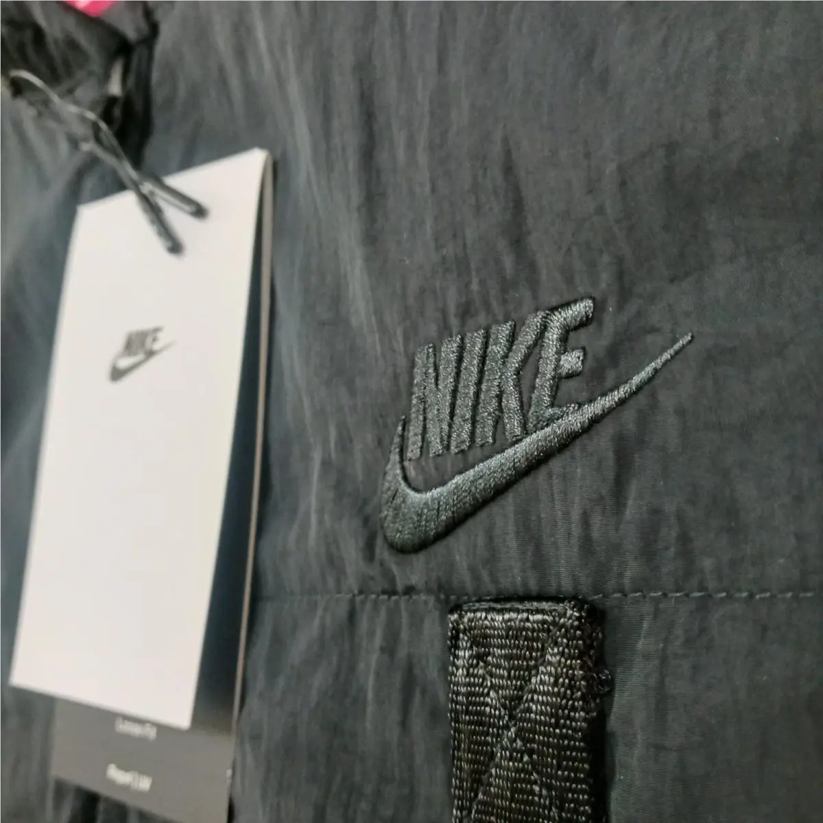 Nike clothing - Nike Tech Woven Cargo Jacket - FZ0750-010 - Black (UPC: 197597281827) 0