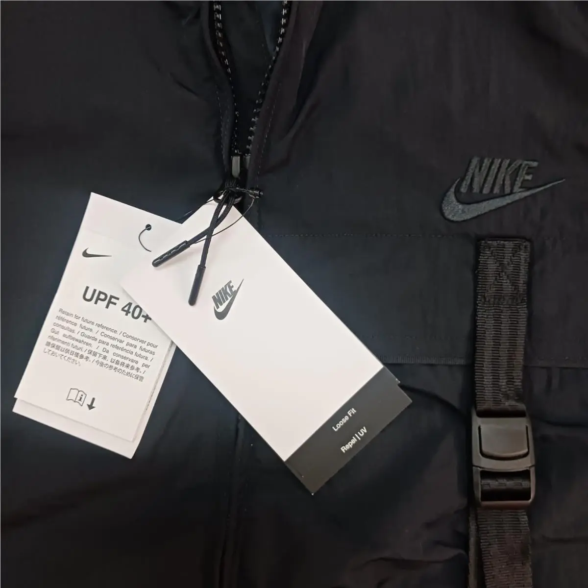Nike clothing - Nike Tech Woven Cargo Jacket - FZ0750-010 - Black (UPC: 197597281827) 4