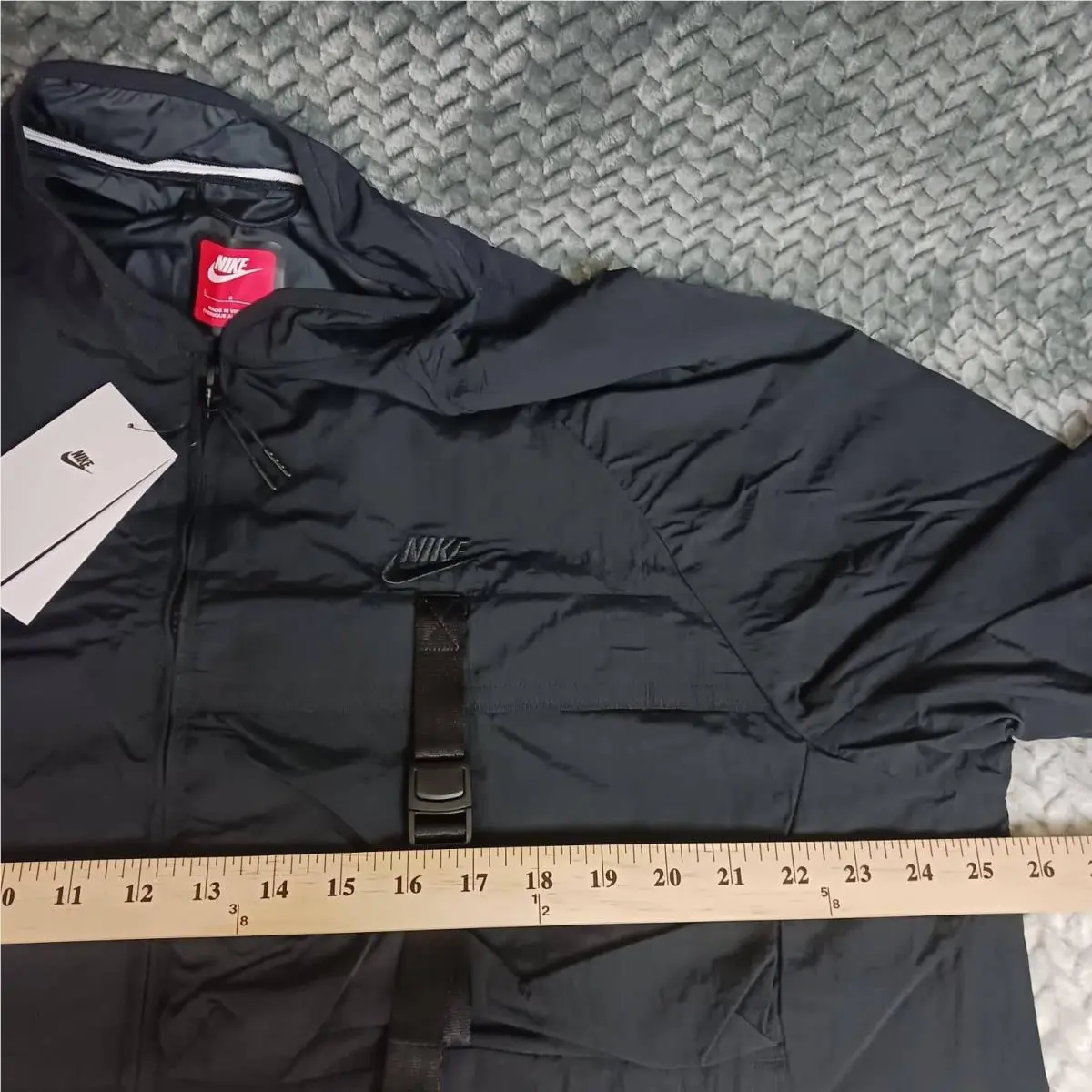 Nike clothing - Nike Tech Woven Cargo Jacket - FZ0750-010 - Black (UPC: 197597281827) 7