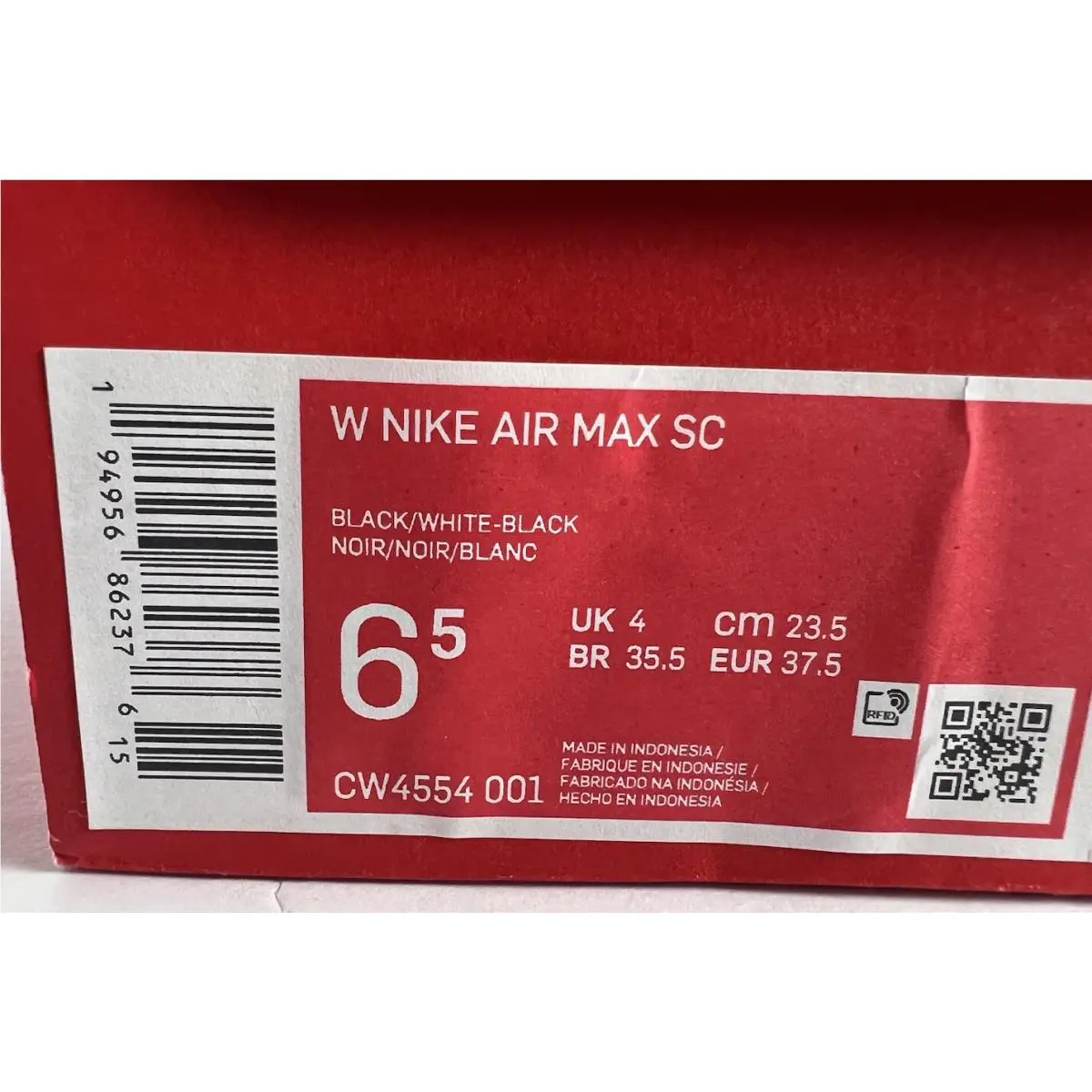 Nike shoes - Nike Air Max SC - Air Max - CW4554001 - Black 8