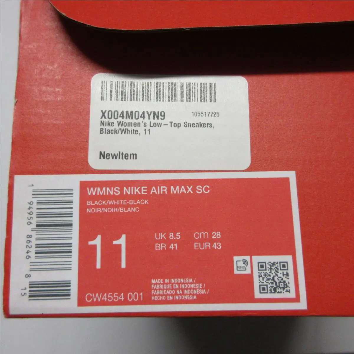 Nike shoes - Nike Air Max SC - Air Max - CW4554-001 - Black 5