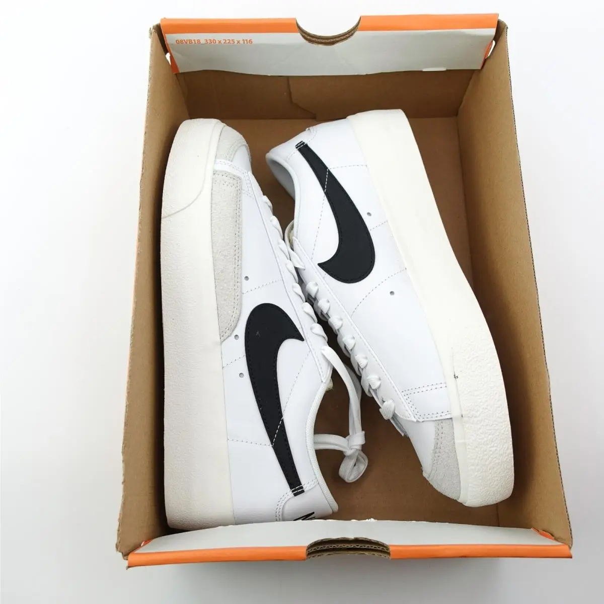 Nike shoes - Nike Blazer Low - Blazer Low - DJ0292-101 - White, Black 8